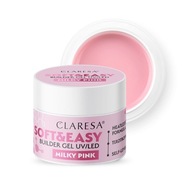 Claresa SOFT&EASY stavebný gél mliečne ružový 45g