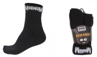 Magnum Base Pack Socks Black 44 až 47 3 páry