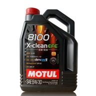 MOTUL 8100 X-CLEAN EFE OIL 5W30 5 LITR