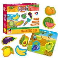 Magnety pre deti Tabuľa so zeleninou a ovocím