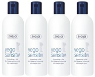 4 x YEGO SENSITIV INTÍMNY HYGIENICKÝ GÉL PRE MUŽOV 300 ML ZIAJA