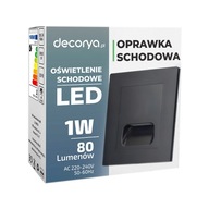 Schodisková lampa Schodiskové osvetlenie pre 230V plechovku