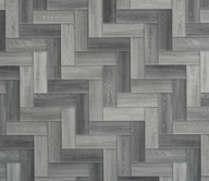 PVC koberec Gumolit Home Board Grey Herringbone šírka 2m NA MIERU