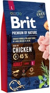 BRIT Premium By Nature Adult L Large 15 kg ZDARMA