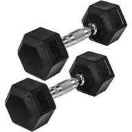 HEX 2X 4 KG FITNESS LIATIENOVÉ GUMOVÉ ČUPY