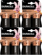 Batérie Duracell Alkaline D/LR20 - 2 ks x4