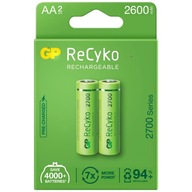 BATÉRIE Batérie GP Recyko R6 AA 2600mAh x2