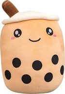 Cuddly Mascot Vankúš Plyšový Bubble Tea, čokoládovo hnedý