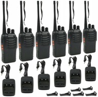 6x WALKIE TALKIES Baofeng BF-888s