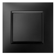 Aria single black light switch