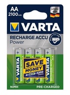 VARTA POWER AA 2100mAh Nabíjacie batérie / 4 ks.