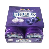 Ice Colorizers Čučoriedkové práškové cukríky Bez pridaného cukru 20 ks