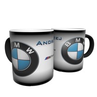 MAGICKÝ HRNÍČEK VODIČA BMW + MENO + KARTÓN