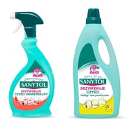 SANYTOL GRAPEFRUIT SPREJ SET 500ml + TEKUTÉ 1L CITRÓN