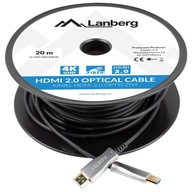 Lanberg v2.0 OPTICAL AOC 4K 60 UHD HDMI kábel 20m