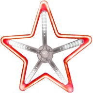 OBOJSTRANNÁ LED NEON STAR 30cm Červená