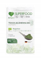 BeOrganic JAČMENNÁ TRÁVA BIO 200g Superpotravina