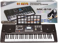 Klávesnica Organ 61 kláves napájací zdroj MK-812