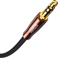 Audio kábel 3,5mm 2RCA - mini jack 2m pre prídavné reproduktory do auta, UGREEN