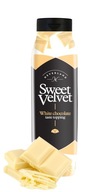 Sweet Velvet Biela čokoládová omáčka na polevu zmrzlinových vaflí