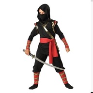 Detský ninja kostým Warrior S 110 -120 plesový kostým karneval