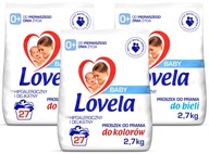 Lovela Baby Prací prášok, biely, 3x2,7 kg