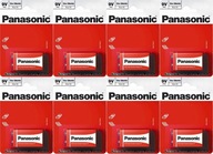 Panasonic zinkovo-uhlíková plochá batéria 6F22 9V x8