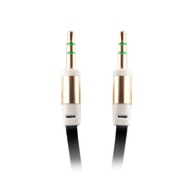 3,5 mm audio jack / 3,5 aux kábel čierny