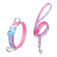 Cat Collar and Leash, nastaviteľná Truelove Caterpillar Blue-Rink