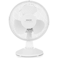 Sencor SFE 2310WH 25W stolný ventilátor 2 rýchlostné stupne biely