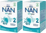 NESTLE NAN OPTIPRO 2 NÁSLEDNÉ MLIEKO 2x650g 2 BAL.