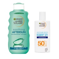 Garnier Ambre Solaire pleťový krém SPF50+ a telové mlieko po opaľovaní