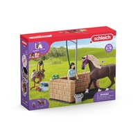 Schleich Emily a Luna umývanie koní 42438