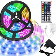 COORAL LED PRUH VODEODOLNÝ SAMOLEPIACI RGB BIELY S DIAĽKOVÝM OVLÁDANÍM 5 METROV