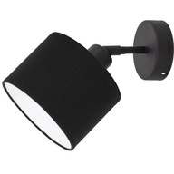 Nástenné svietidlo LOFT mini LAMPSHADE, čierne