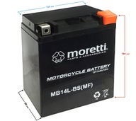 BATÉRIA MORETTI AGM (GEL) MB14L-BS MF