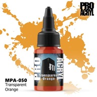 MONUMENT HOBBIES MPA-050 Pro Acrylic: Transparent Orange (22 ml)