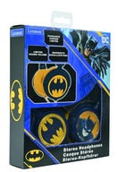 SKLADACIE STEREO BATMAN KÁBLOVÉ SLÚCHADLÁ S OBJEMOM BEZPEČNÝM PRE DETÍ