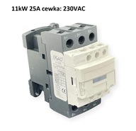 Stykač 3P 25A 11kW cievka 230VAC LC1 D25 NO+NC