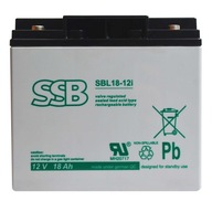 SSB SBL 18-12i 12V 18AH AGM BATÉRIA