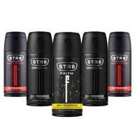 5x Str8 Original Faith Red Code deodorant 150ml