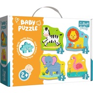 Trefl Baby First Animal Puzzle pre Safari 2+