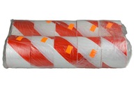 Výstražná páska červeno-biela 80mm 100m 10 ks