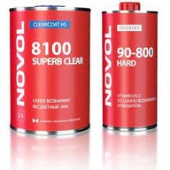 Novol Superb Clear 8100 Bezfarebný lak 1L + tužidlo