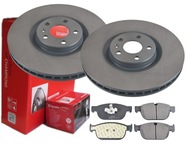 BREMBO PREDNÉ DISKY, DESTIČKY, VOLVO XC90 II, 345MM