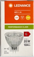 LED žiarovka MR11 2,5W 20W 184lm GU4 36st Osram