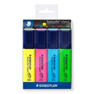 ZVÝRAZŇOVAČE STAEDTLER TEXTSURFER 364 4 FARBY NEON