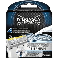 5x vložka do noža WILKINSON Quattro TITANIUM Core