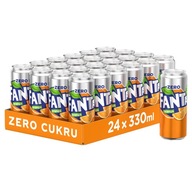 Fanta Zero Sýtený nápoj 330ml x24 Set