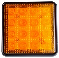 2KS - HERMETICKÁ LAMPA 16LED SMD HP 12-24V ŽLTÁ